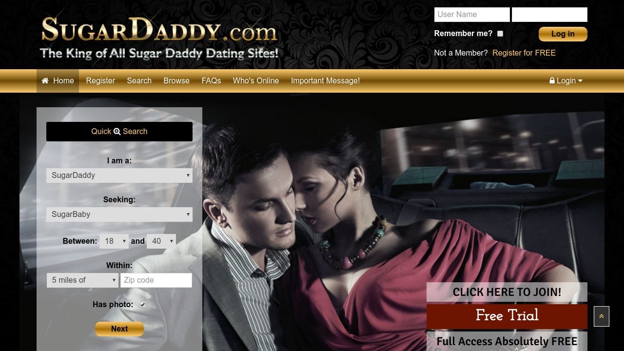 free sugar daddy dating sites