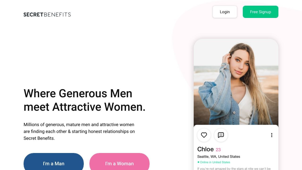 Secret Benefits Dating Site Post Thumbnail